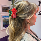 LARGE CHERRY HAIRCLIP