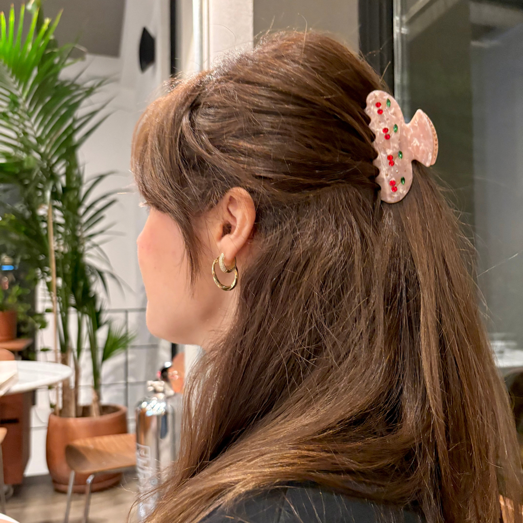 CHERRY POP HAIRCLIP IN PINK