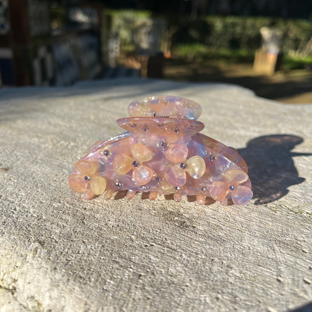 FLORA HAIRCLIP IN PINK