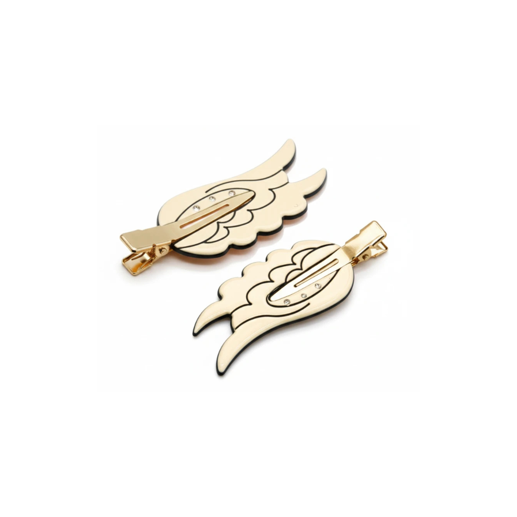 ANGELWING HAIRPIN BEIGE