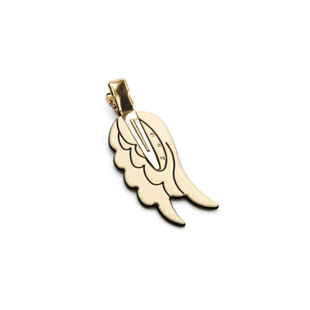 ANGELWING HAIRPIN BEIGE