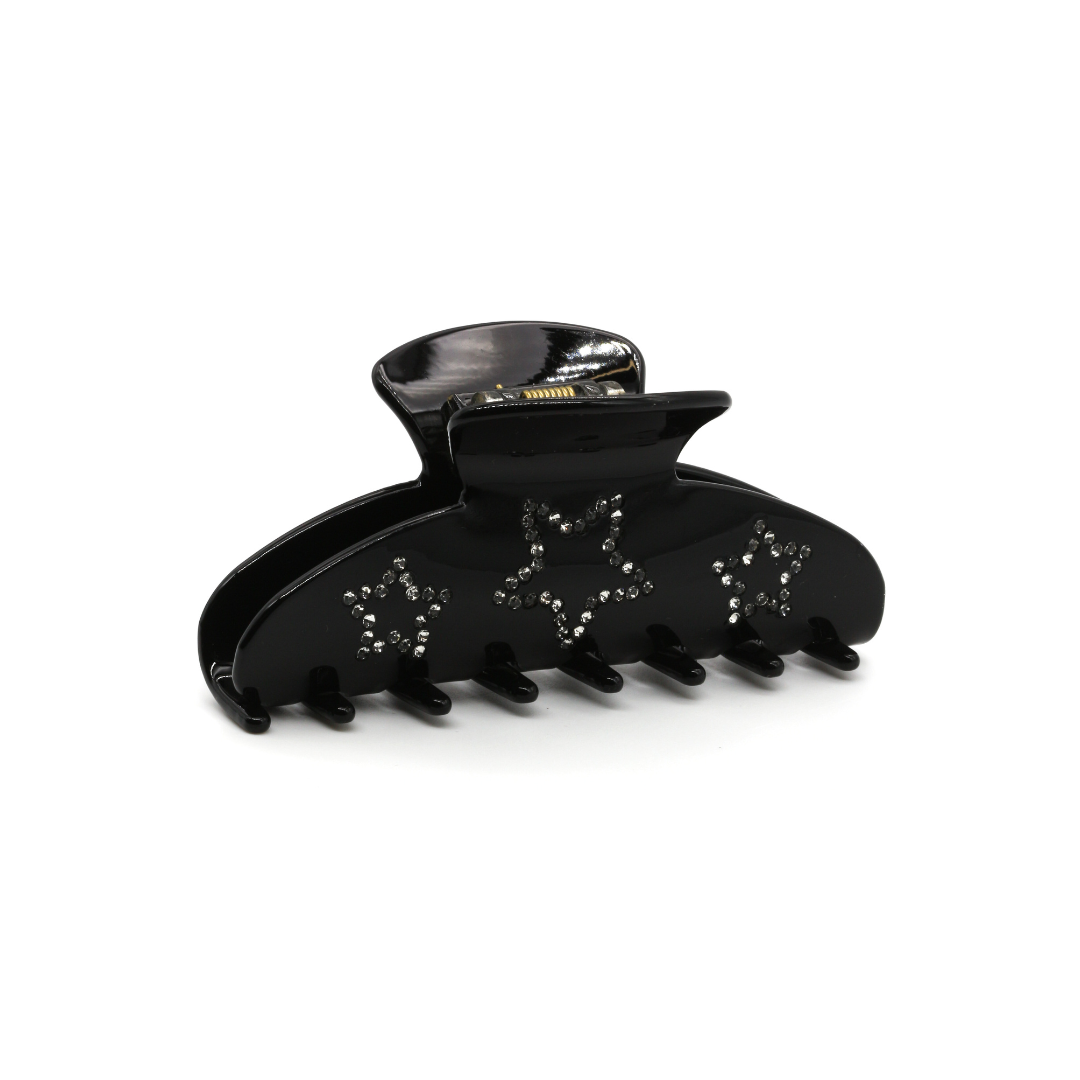 STAR HAIRCLIP IN BLACK