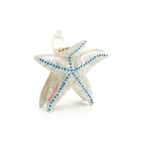 STARFISH HAIRCLIP featuring a playful design with blue accents, crafted from durable cellulose acetate.
