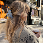 DREAM BOW HAIRCLIP IN BLUE