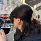 FLORA HAIRCLIP IN ORANGE